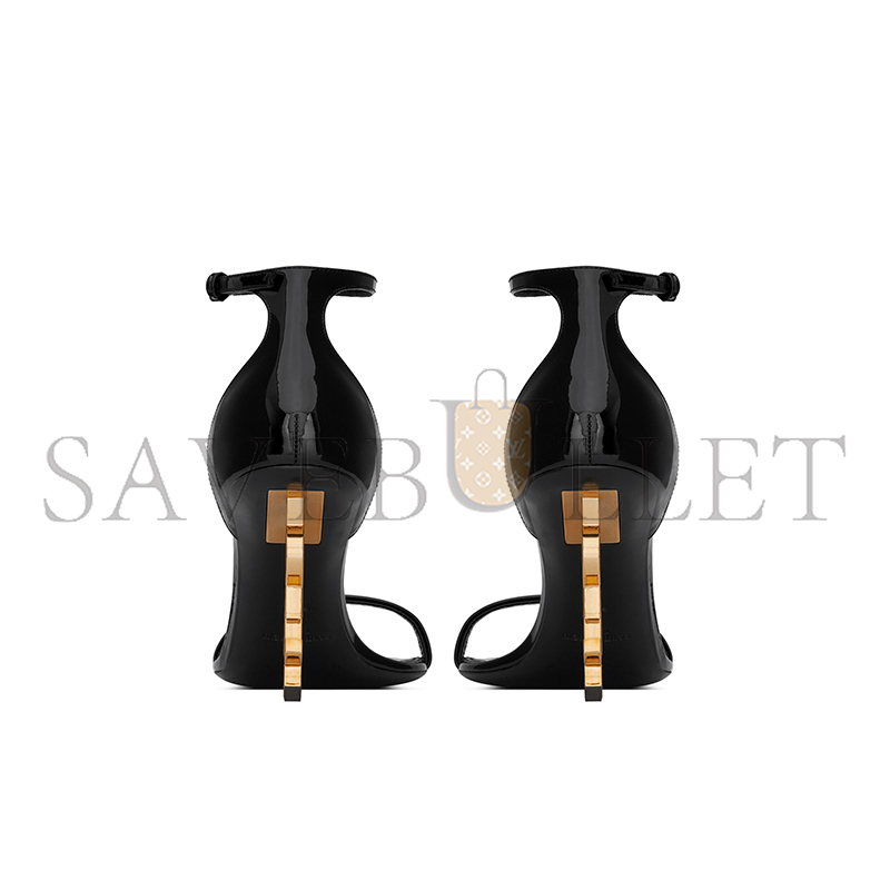 YSL OPYUM SANDALS IN PATENT LEATHER 5576791TV1A1000 YSL OPYUM SANDALS IN PATENT LEATHER 5576791TV1A1000